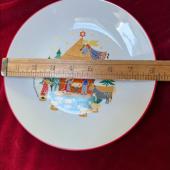 JWK Vintage Nativity Collectible Plate. Bavaria, West Germany, 1950. - Picture 8 of 8
